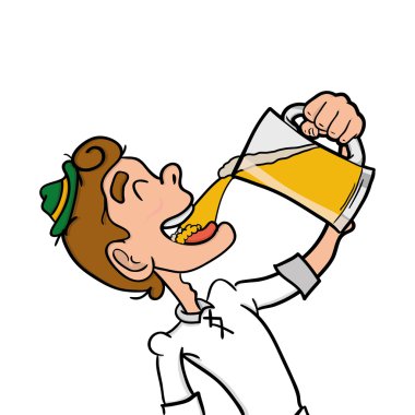 Oktoberfest vektör çizim