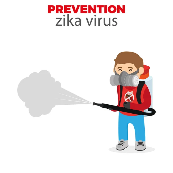 Zika virus ikona — Stockový vektor