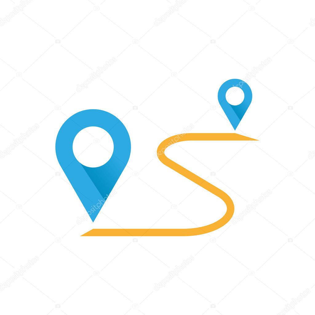 Isolated Location icon
