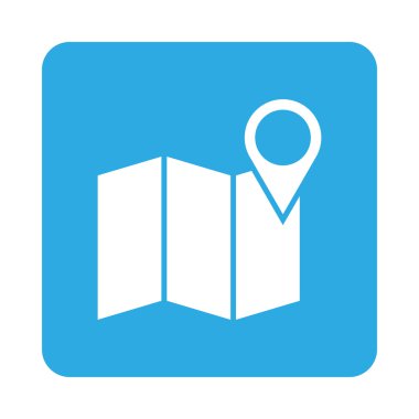 İzole edilmiş konum simgesi