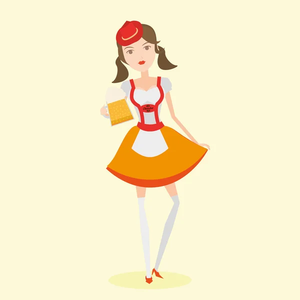 Oktoberfest vector  illustration — Stock Vector