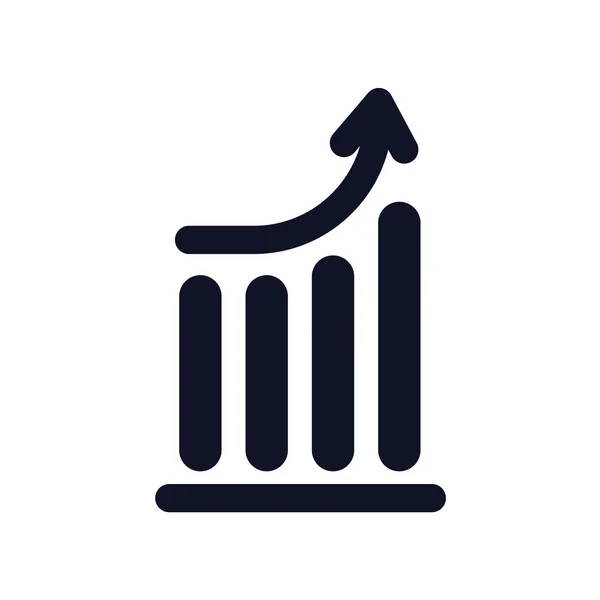 Ícone de negócios isolado — Vetor de Stock