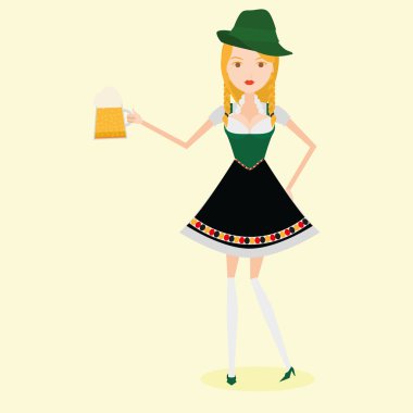 Oktoberfest vektör çizim