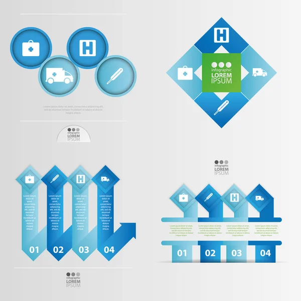 Infographie d'entreprise illustration — Image vectorielle