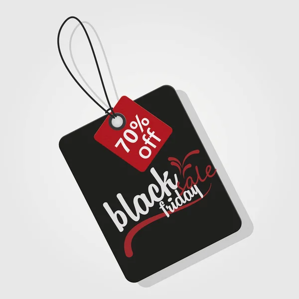 Black friday icon — Stock Vector