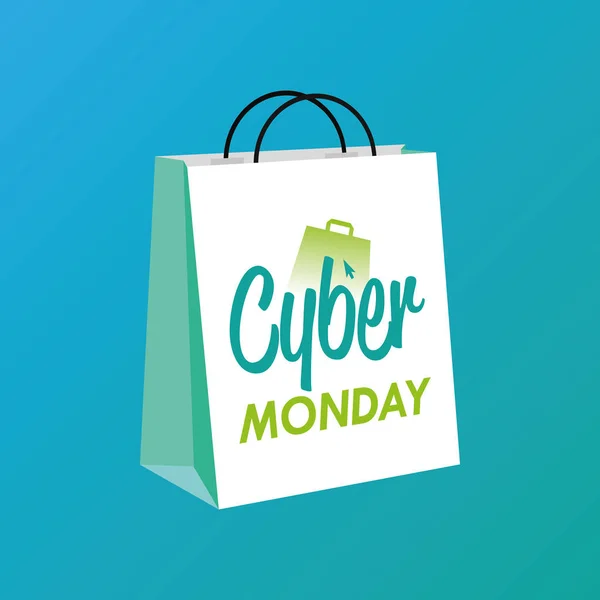 Cyber monday icon — Stock Vector