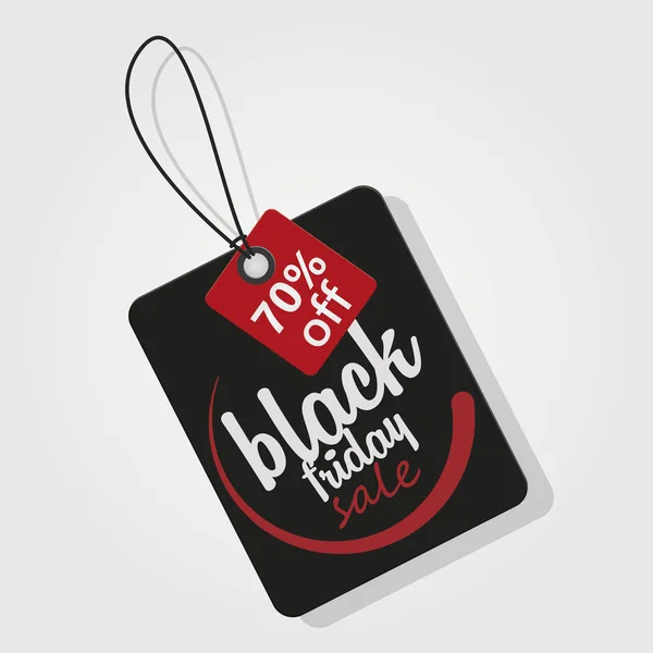 Black friday icon — Stock Vector