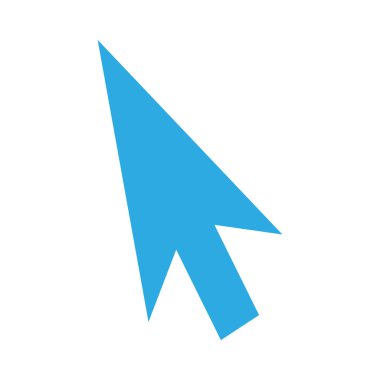 İzole imleç simgesi