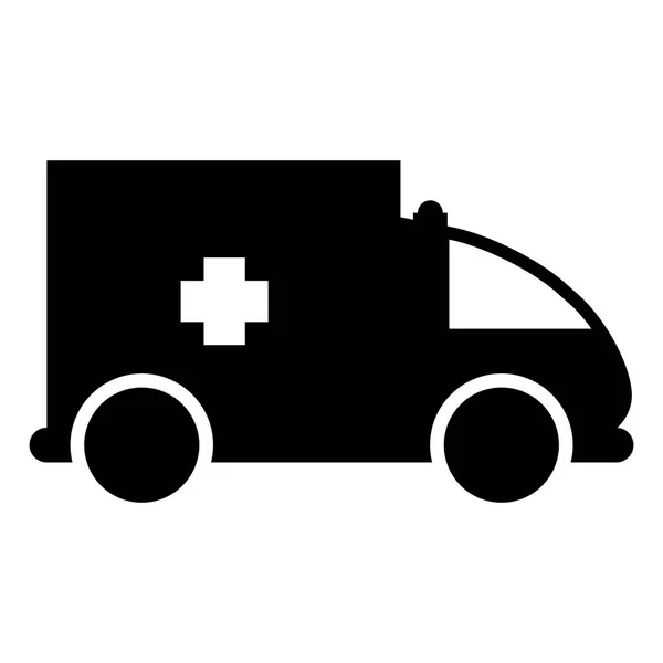 Icona dell'ambulanza isolata — Vettoriale Stock