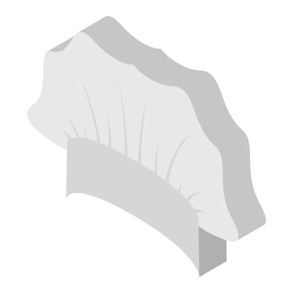 Kapelusz na białym tle izometryczny baker — Wektor stockowy