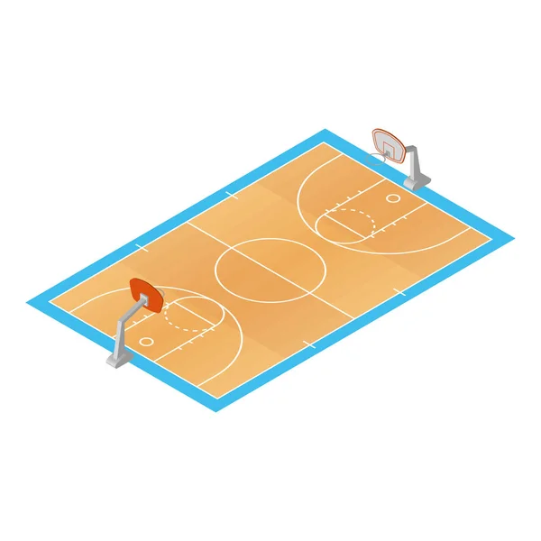 Isolated sport field — Stock Vector