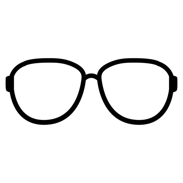 Izolované sluneční brýle obrys — Stockový vektor