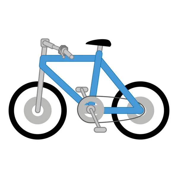 İzole renkli Bisiklet — Stok Vektör