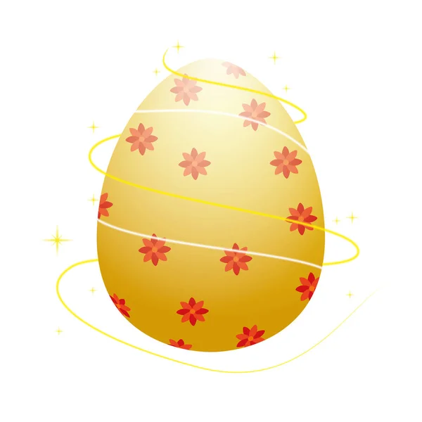 Isolated easter egg — Stock Vector