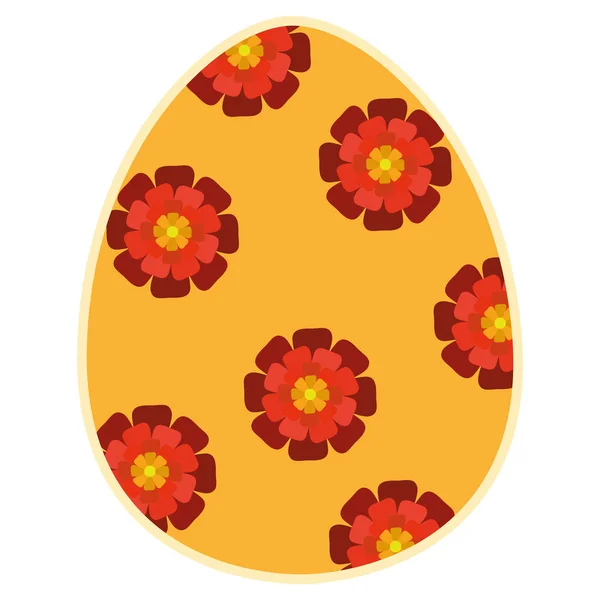 Изолированное пасхальное яйцо — стоковый вектор