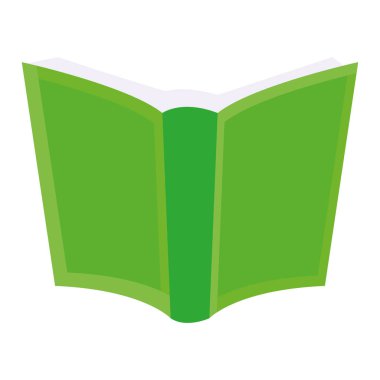 İzole yeşil defter