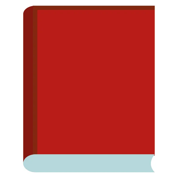 Απομονωμένη κόκκινο τετράδιο — Διανυσματικό Αρχείο