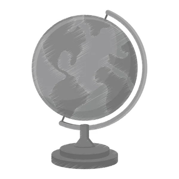 İzole dünya Küre — Stok Vektör