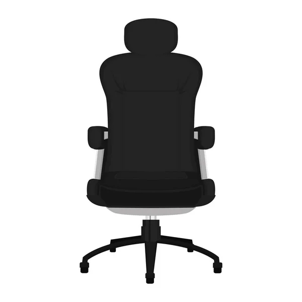 Isolerade skrivbordsstol — Stock vektor