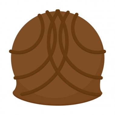 İzole çikolata şeker