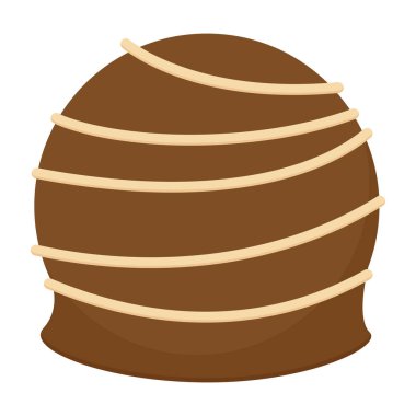 İzole çikolata şeker