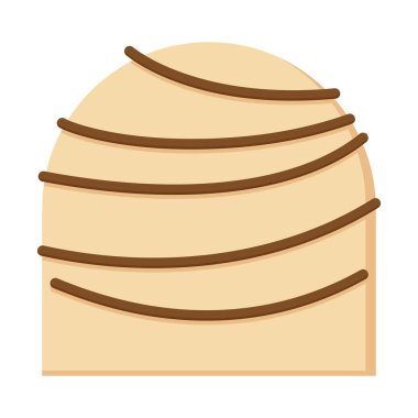 İzole çikolata şeker