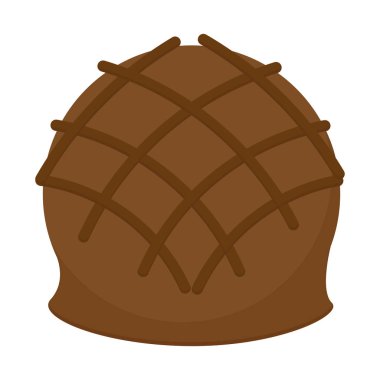 İzole çikolata şeker