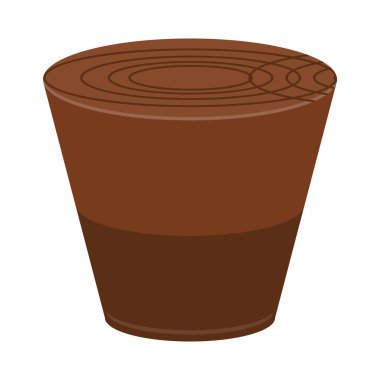 İzole çikolata şeker