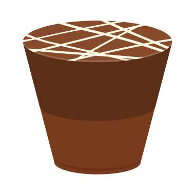 İzole çikolata şeker