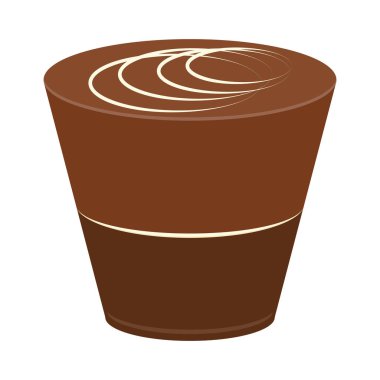 İzole çikolata şeker