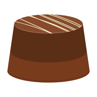 İzole çikolata şeker