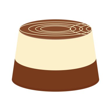 İzole çikolata şeker