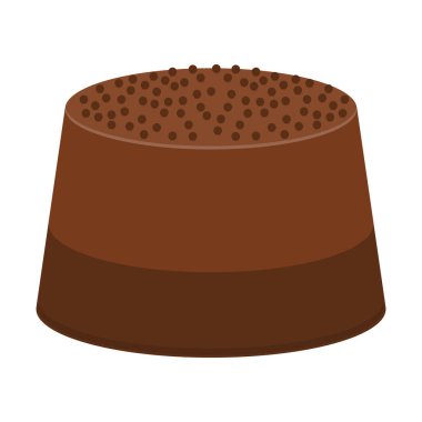 İzole çikolata şeker