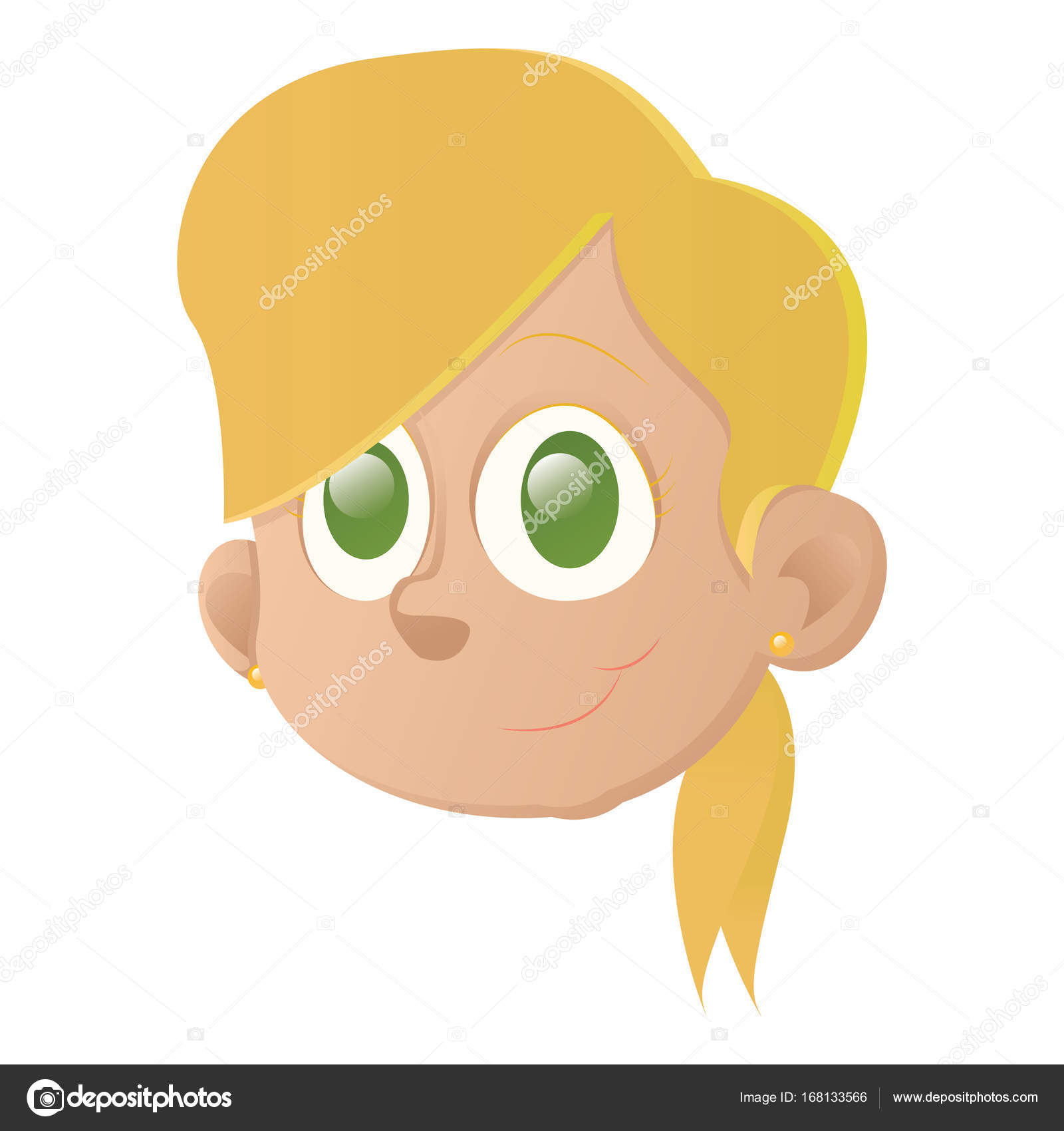 Avatar bambino felice — Vettoriale Stock