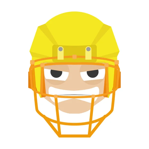 Rugby player icon — Stock Vector