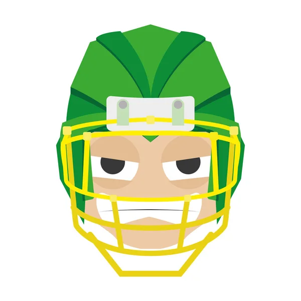 Rugby player icon — Stock Vector