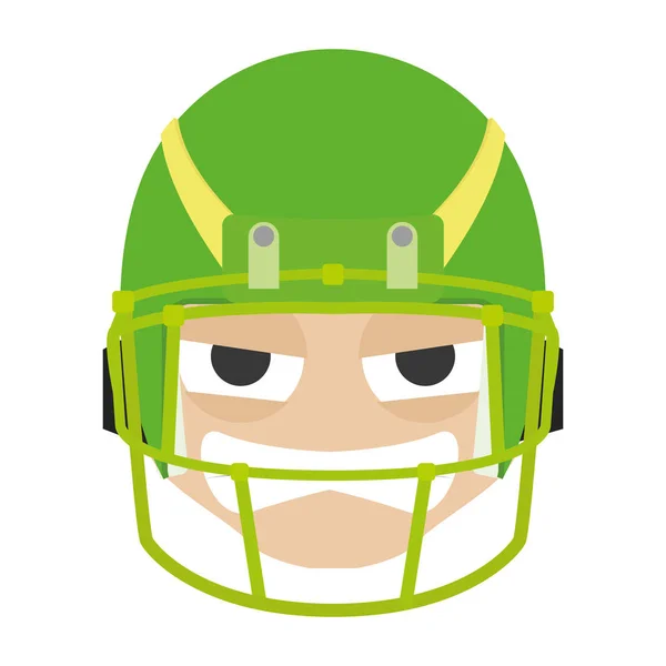 Rugby speler pictogram — Stockvector