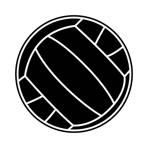 Silueta de bola aislada — Archivo Imágenes Vectoriales