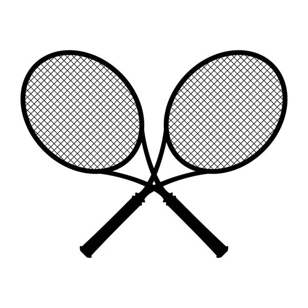 Paar rackets — Stockvector