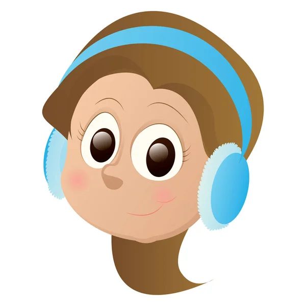 Feliz niño avatar — Vector de stock