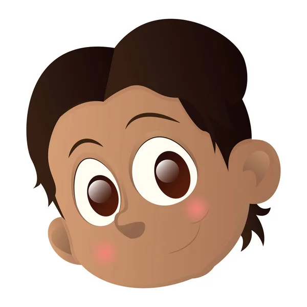 Feliz niño avatar — Vector de stock