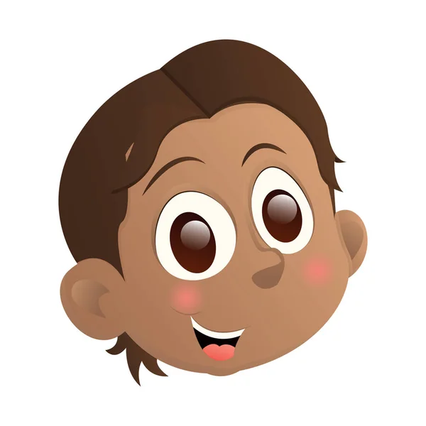 Rapaz feliz avatar —  Vetores de Stock
