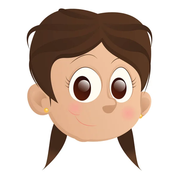 Feliz niño avatar — Vector de stock