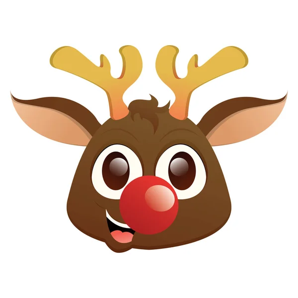 Beatiful reindeer avatar — Stock Vector
