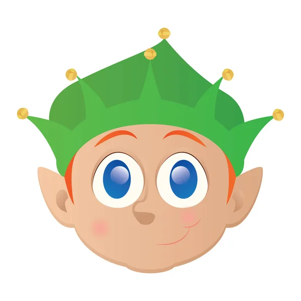 Izolované elf avatar — Stockový vektor