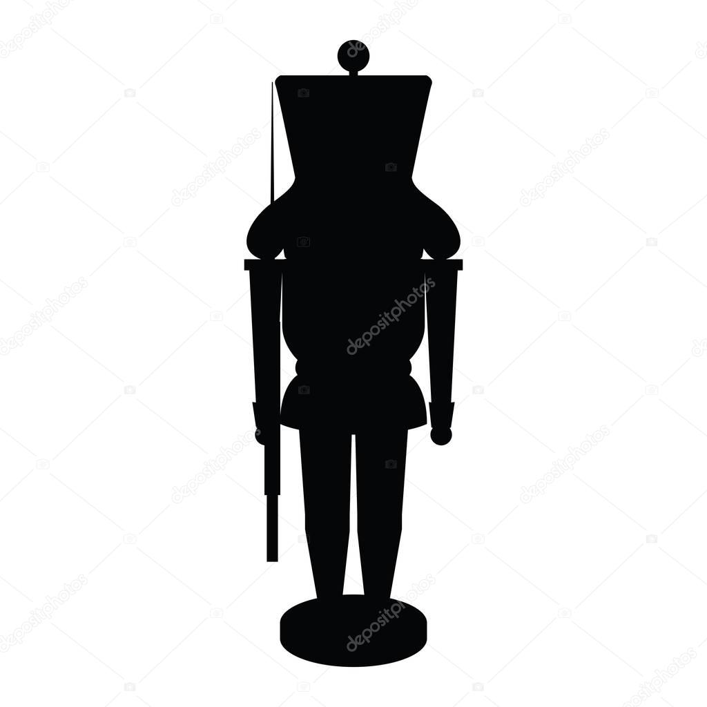 Nutcracker soldier silhouette