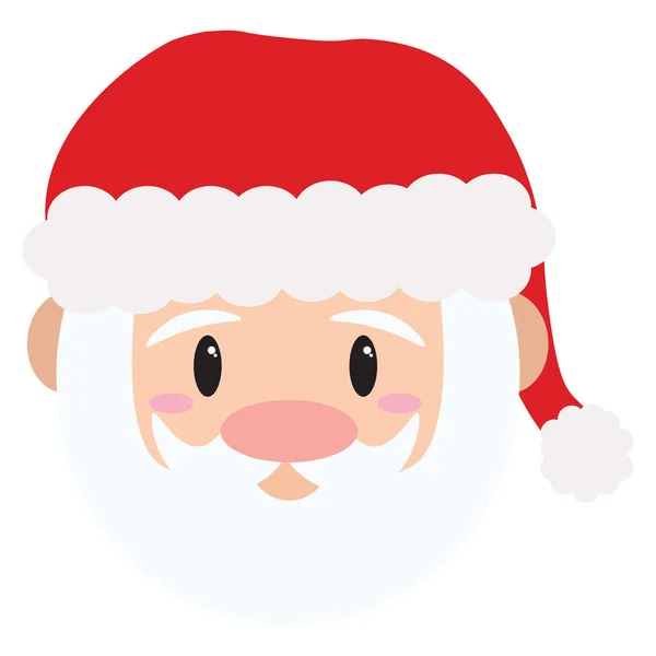 Vectore Cartoon bonito Papai Noel isolado — Vetor de Stock