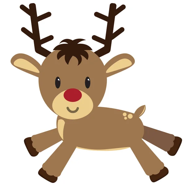 Weihnachtlicher Rentier-Cartoon — Stockfoto © januszt25 #131144202