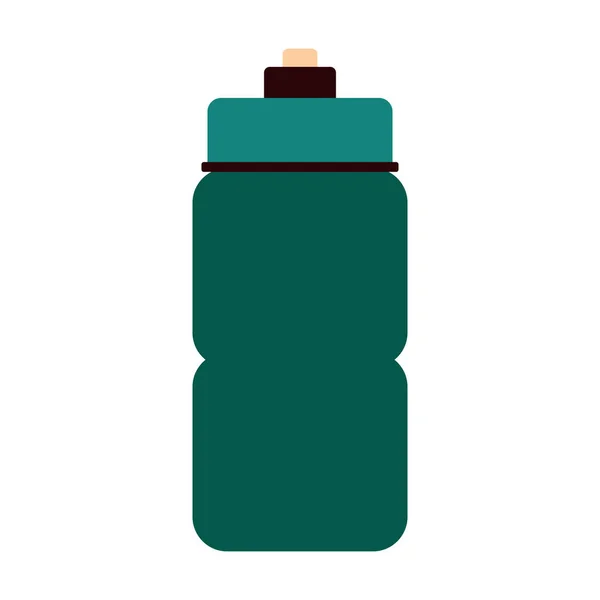 Bottiglia d'acqua del fumetto isolato su sfondo bianco — Vettoriale Stock
