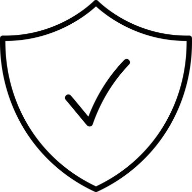 Protection Check Isolated On White Backround